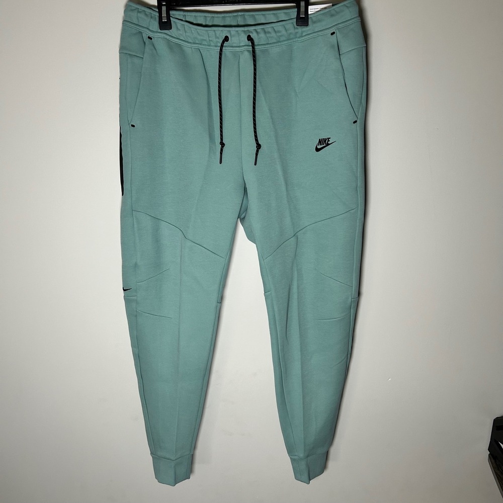 Nike Tech Fleece Pants Cannon Green Sportswear Joggers Mens XL HV0959-017